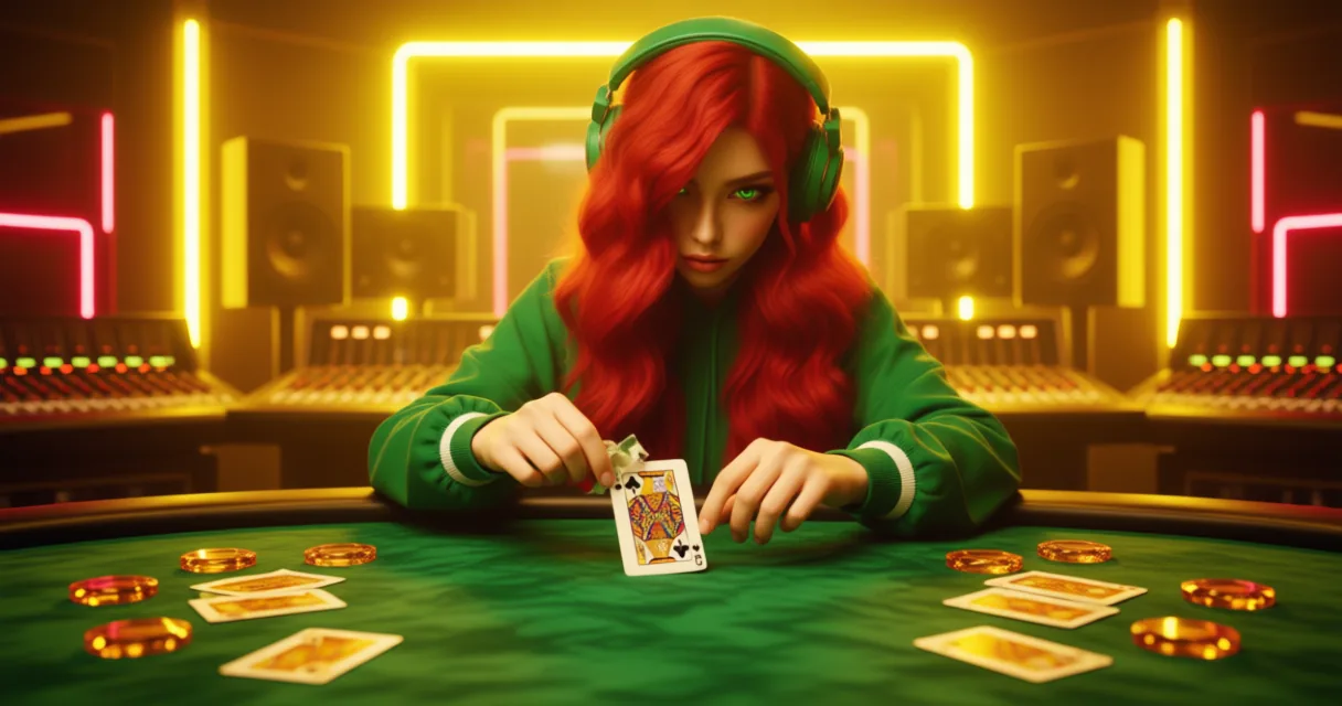 Baccarat table layout and cards